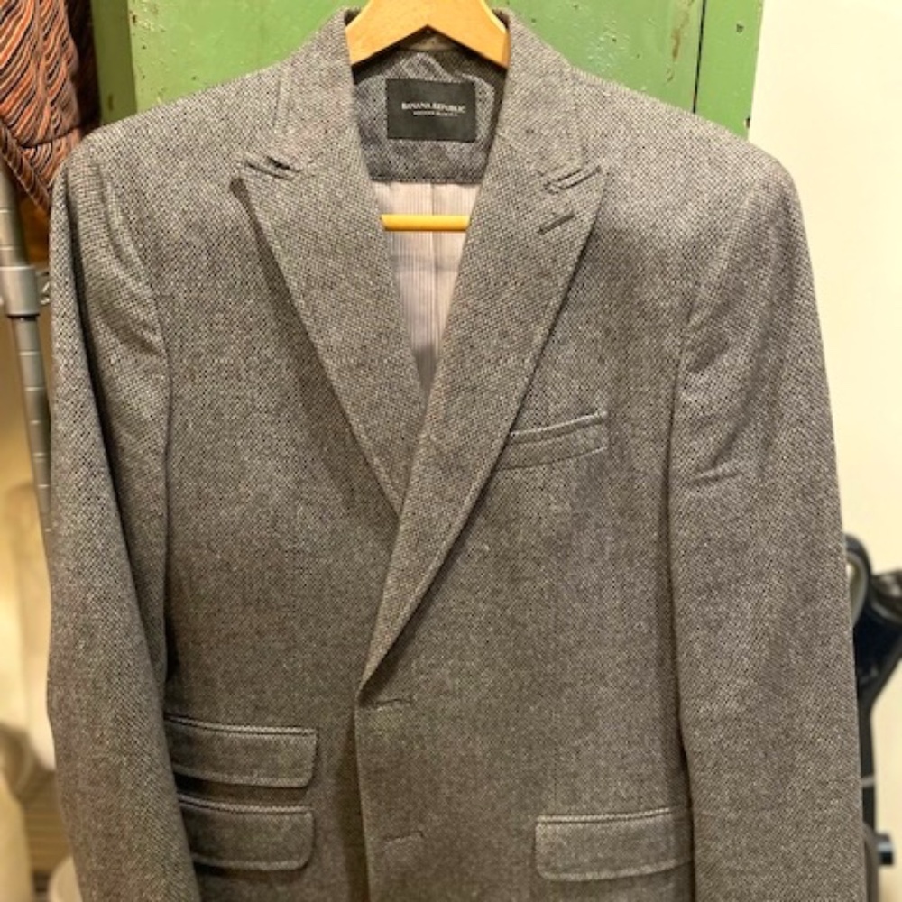 Banana Republic Tweed Jacket Slim 40R